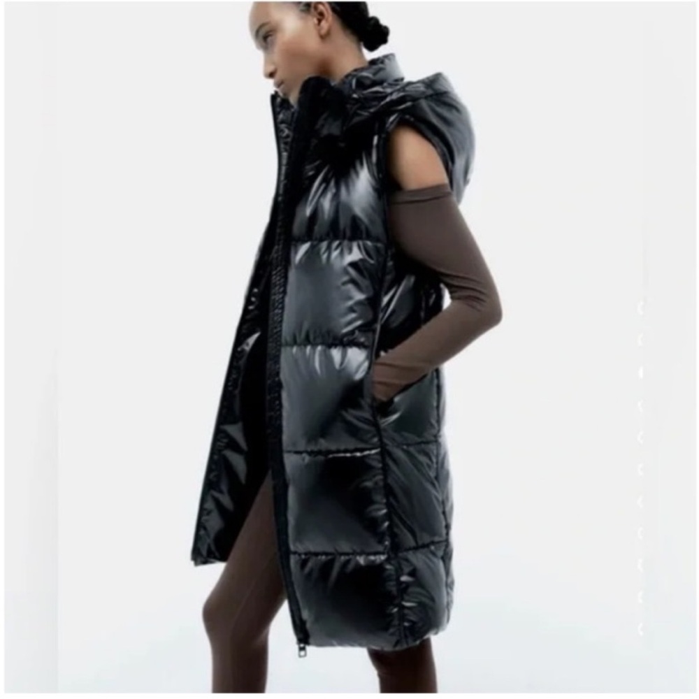 Long Zara Puffer Vest